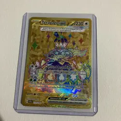 Terapagos ex 173/142 Sv07: Stellar Crown Gold Hyper Rare Holo Pokemon TCG Card - Image 1