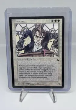 Magic: The Gathering 1994 The Dark: Preacher Card 1994 NM - Image 1