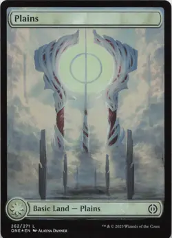 Plains () - Full Art - FOIL - L Phyrexia: All Will Be One 262 - MTG - Image 1