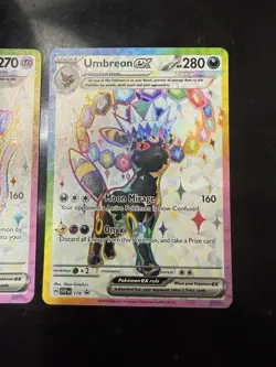 Pokemon Prismatic Evolutions - Umbreon EX Promo 176 & Espeon EX Promo 176 - Image 2