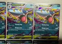 Lot Of 7: Pokemon TCG Phantasmal Flames Mega Sharpedo ex - 061/094 - Image 3