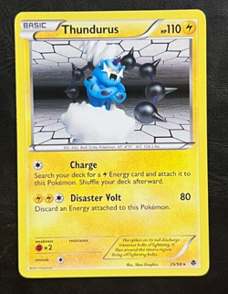 Pokemon Thundurus Holo - Emerging Powers - 35/98 - Image 1
