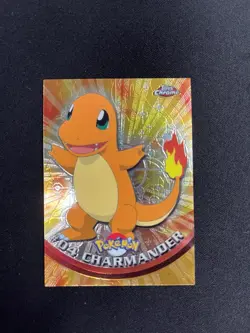 CHARMANDER #04 2000 TOPPS CHROME SERIES 1 HOLO FOIL POKEMON TV ANIMATION CARD NM - Image 5