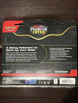 Pokemon TCG Paldean Fates Tech Sticker Collection - Fidough NEW SEALED - Image 2