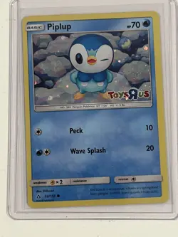 Pokemon TCG Piplup Toys R Us Promo 32/156 Promo Holo - Image 1