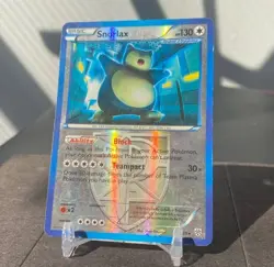 TCG Pokemon English Snorlax (Team Plasma) 101/135 Plasma Storm Reverse Holo - Image 1