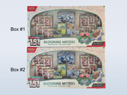 Pokemon Scarlet & Violet 151 Blooming Waters Premium Collection Sealed Lot of 2 - Image 1