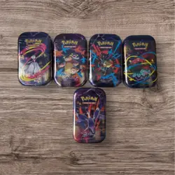 5x Pokemon - Mega Evolution - Complete Mini Tins Set. Brand New, Factory Sealed - Image 1