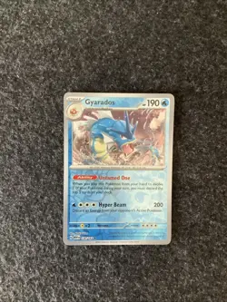 Pokemon TCG Gyarados Scarlet & Violet-151 130/165 Reverse Holo Holo Rare - Image 1