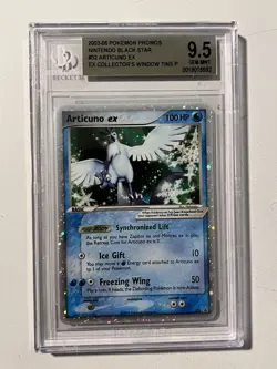 2005 Pokemon Articuno ex Holo #032 Black Star Promo BGC 9.5 GEM MINT SLAB POP 1 - Image 1