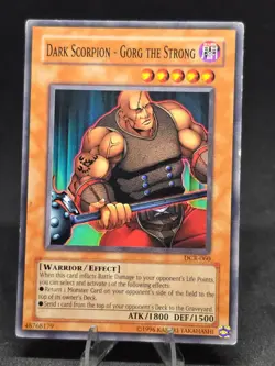 Yu-Gi-Oh! Dark Scorpion-Gorg the Strong DCR-060 Dark Crisis LP - Image 1