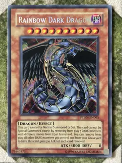 YuGiOh RAINBOW DARK DRAGON Secret Rare PTDN-EN003 - Image 2