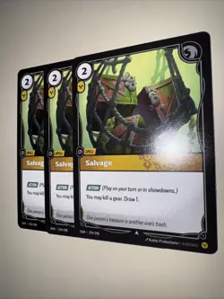 Riftbound TCG Salvage OGN 224/298 English NM X3 Playset Card Game CCG - Image 3