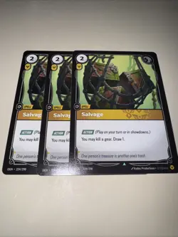 Riftbound TCG Salvage OGN 224/298 English NM X3 Playset Card Game CCG - Image 4