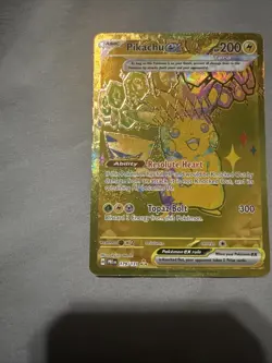 Pikachu EX Hyper Rare Prismatic Evolutions Card 179/131 Near Mint Condition - Image 1