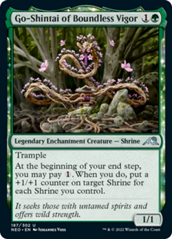 Go-Shintai of Boundless Vigor FOIL Kamigawa: Neon Dynasty NM CARD ABUGames - Image 1