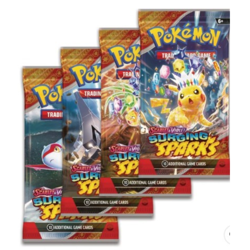 Surging Sparks Sleeved Booster Pack Scarlet & Violet Pokemon Card TCG New Sealed - Image 4