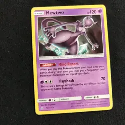 Mewtwo 75/214 Sm-Unbroken Bonds Regular Rare Pokemon Tcg Card Lightly Played - Image 1