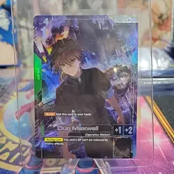 Duo Maxwell Alternate Art Foil - GD01-090 R+ NM - Gundam TCG Card Game - Image 1