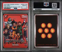 Son Goku FB05-099 Fusion World Limited Pack Manga Ver.01 Dragon Ball Card Game - Image 3