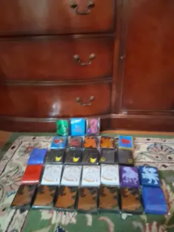 Pokemon Lot of 28 Packs Of Card Sleeves - Celebrations, AND More. - Image 1