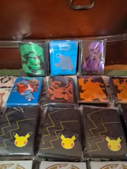 Pokemon Lot of 28 Packs Of Card Sleeves - Celebrations, AND More. - Image 3