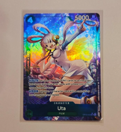 Uta (Alt Art) OP13-023 SR Carrying on His Will ONE PIECE Card Game ENGLISH MINT - Image 1