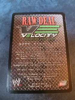 Brock Lesnar - Superstar Card - WWE Raw Deal CCG - Promo - Velocity - Image 2