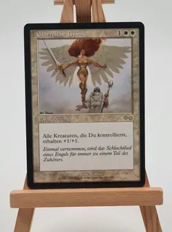 Glorreiche Hymne Urza´s Saga Magic Karte MTG Deutsch (Glorious Anthem) 15/350 - Image 1