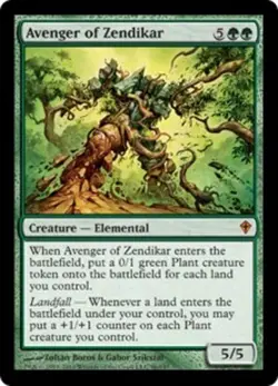 MTG - Avenger of Zendikar - Worldwake - NM, English Magic FLAT RATE SHIP - Image 1