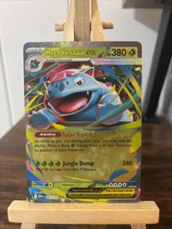 Mega Venusaur ex 003/132 Double Rare Mega Evolution Pokemon TCG NM - Image 1