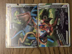 Pokemon Holo Rayquaza & Deoxys Legend Set 89/90 LP USED UNDAUNTED Ultra Rare - Image 2