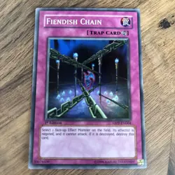 Fiendish Chain - ABPF-EN064 1st Edition - Super Rare - Yugioh - NM - Image 1