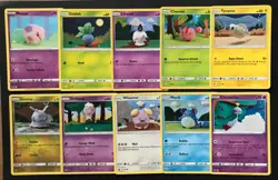 10 X Asako Ito Illustrator Bundle Pokemon Cards Crotchet Craft Knitted Marill - Image 1