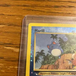 Marill Reverse Holo #11/18 Pokemon Card TCG Southern Islands Promo Reverse Holo - Image 2