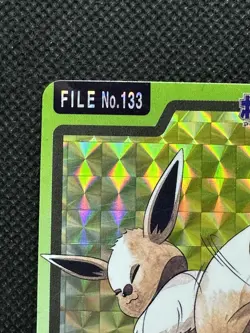 Pokemon Eevee Carddass Holo No. 133 Pocket Monsters 1997 Japanese card VG - Image 2