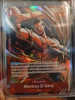 Monkey D Garp OP13-016 (R) One Piece Card Carrying On His Will English Alt Art - Image 1