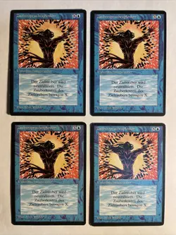 4x Foreign Limited Zauberspruchexplosion EX Magic Karte Magic The Gathering Mtg - Image 1