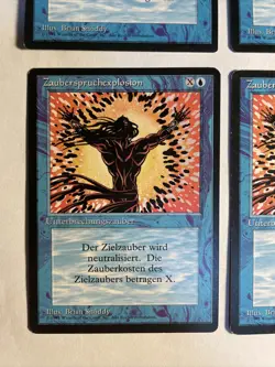 4x Foreign Limited Zauberspruchexplosion EX Magic Karte Magic The Gathering Mtg - Image 2