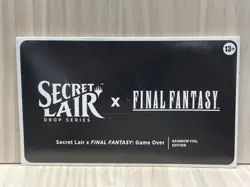 Magic the Gathering MTG Secret Lair X Final Fantasy: Rainbow Foil Game Over - Image 1