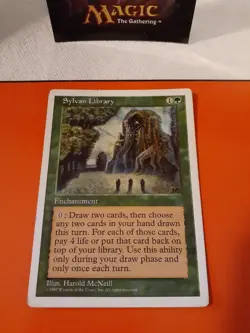 Sylvan Library MTG Core Set 4th Edition Regular - Image 3