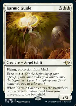 1x Karmic Guide - NM Etched Foil - Modern Horizons 2 - Image 1
