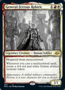 1x General Ferrous Rokiric - NM Sketch Showcase Foil - Modern Horizons 2 - Image 1