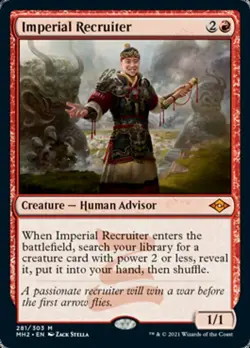 1x Imperial Recruiter - NM Etched Foil - Modern Horizons 2 - Image 1