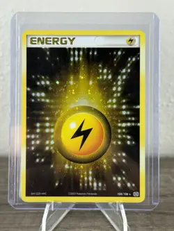 Pokemon TCG Lightning Energy Holo Card 104/106 Emerald 2005 - Image 1