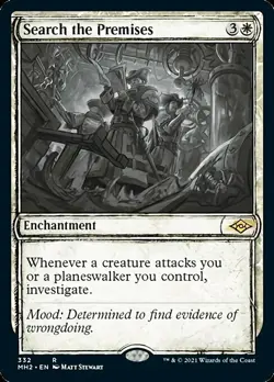 1x Search the Premises - NM Sketch Rare Showcase - Modern Horizons 2 - Image 1