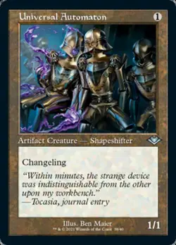 1x Universal Auutomaton - NM Retro Foil - Modern Horizons 2 - Image 1