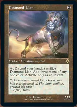 1x Diamond Lion - NM Retro Rare - Modern Horizons 2 - Image 1