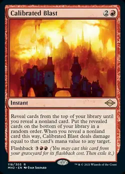 1x Calibrated Blast - NM English MTG - Modern Horizons 2 - Image 1