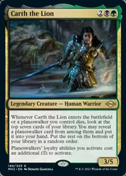 1x Carth the Lion - NM English MTG - Modern Horizons 2 - Image 1